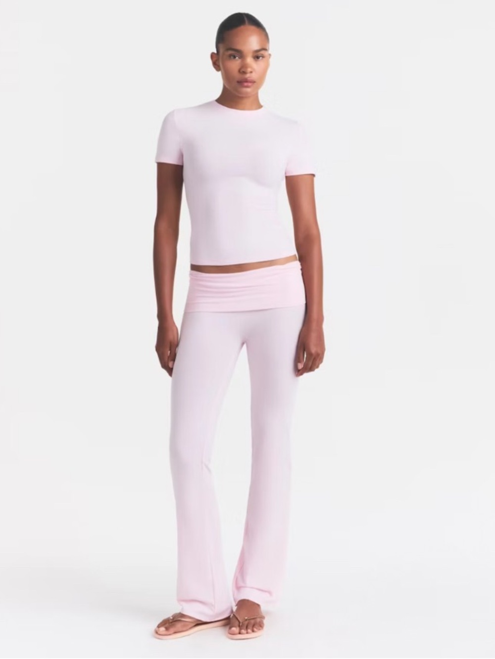 SKIMS Cherry Blossom Cotton Jersey Set XS